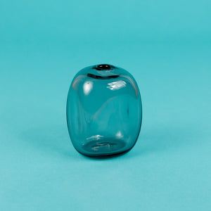 Mini Vase, Tall Rectangle Stone - Indigo