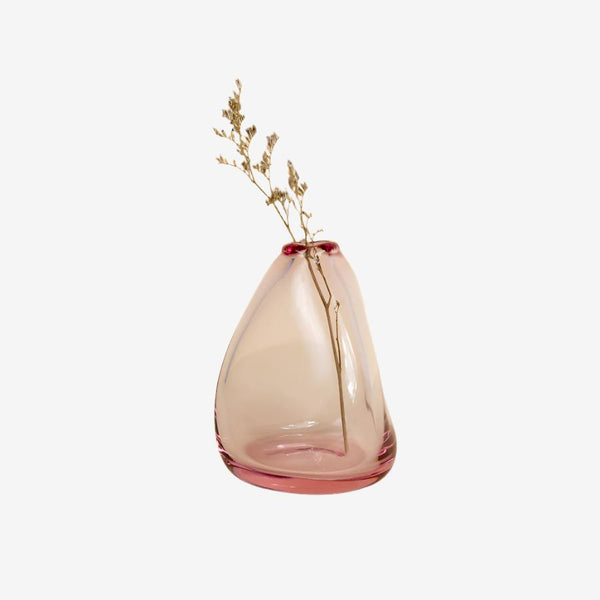 Mini Vase, Tall Triangle Stone - Violet