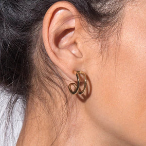 Tiny Gemini Earrings by Tiro Tiro