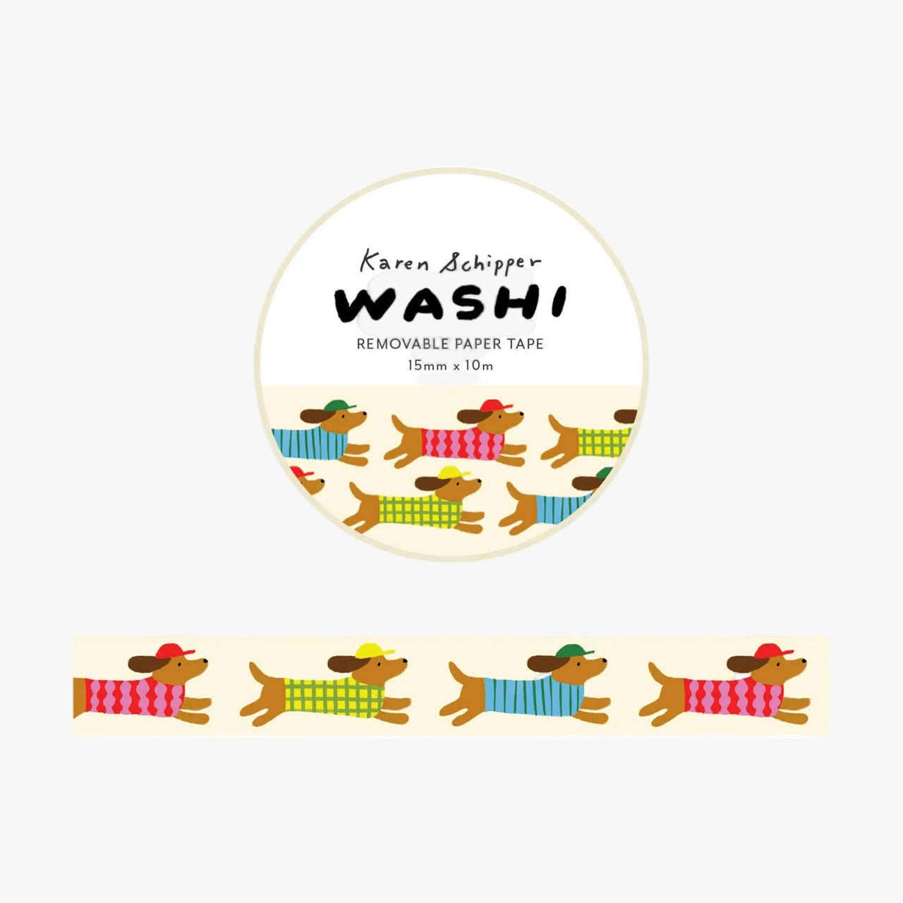 Dachshund Dog Washi Tape