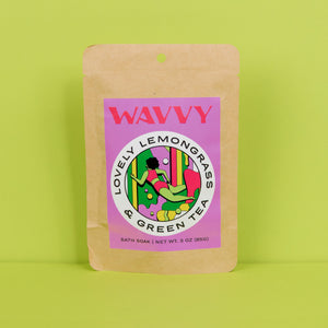 Lovely Lemongrass and Green Tea Single Pack Bath Soak by Wavvy