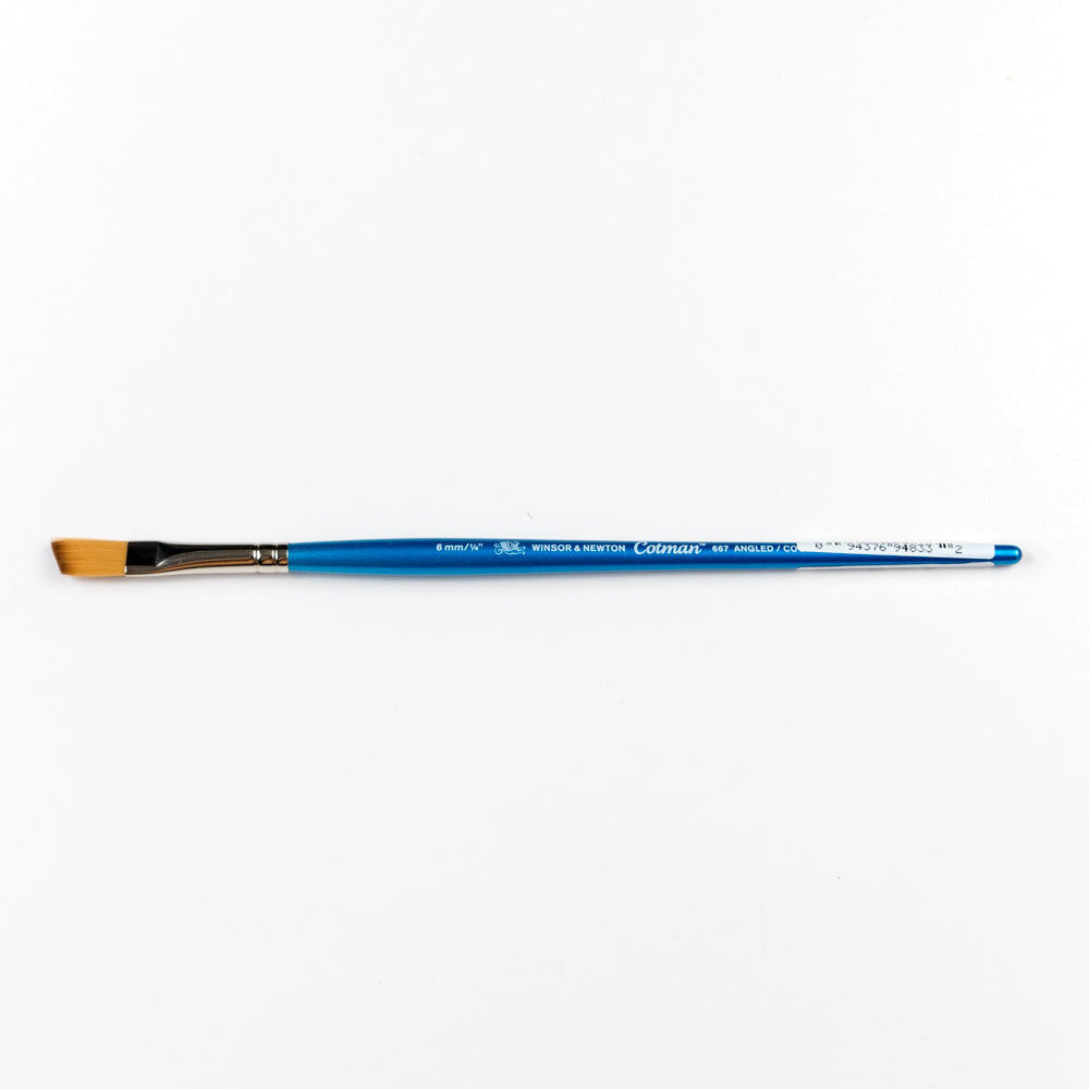 Cotman Watercolor Brush - Series 667 1/4" Angle Brush by Winsor Newton