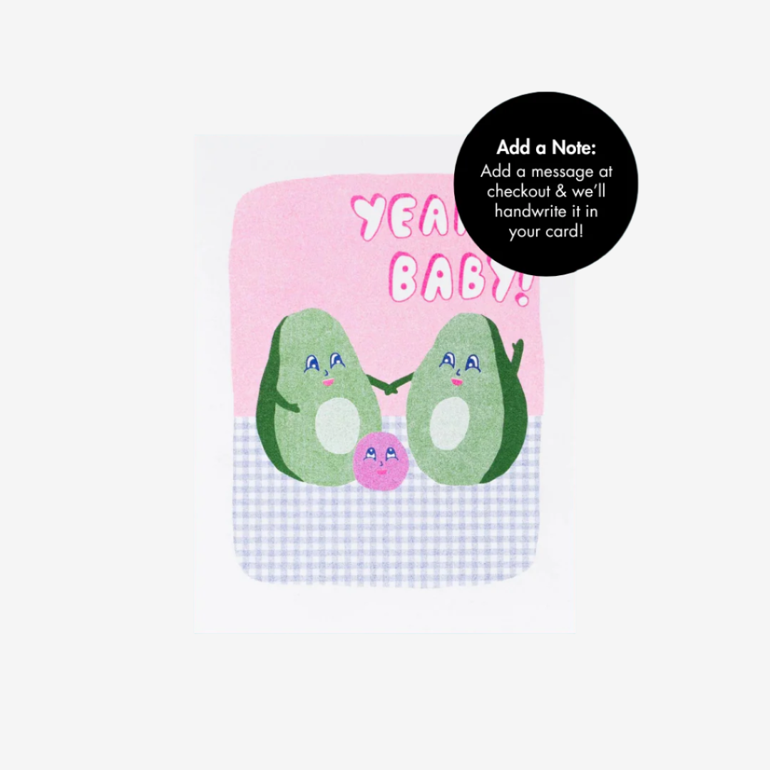 Yeah Baby Card from yellow Owl Workshop