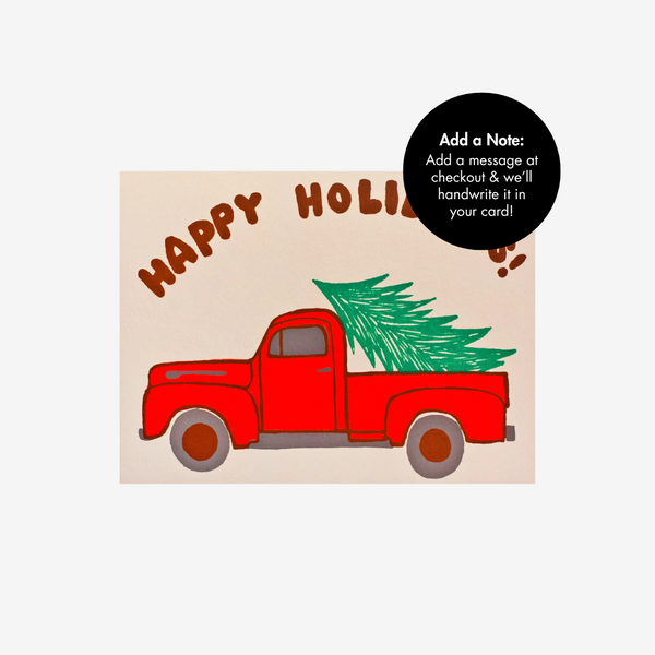 Holiday Truck Card