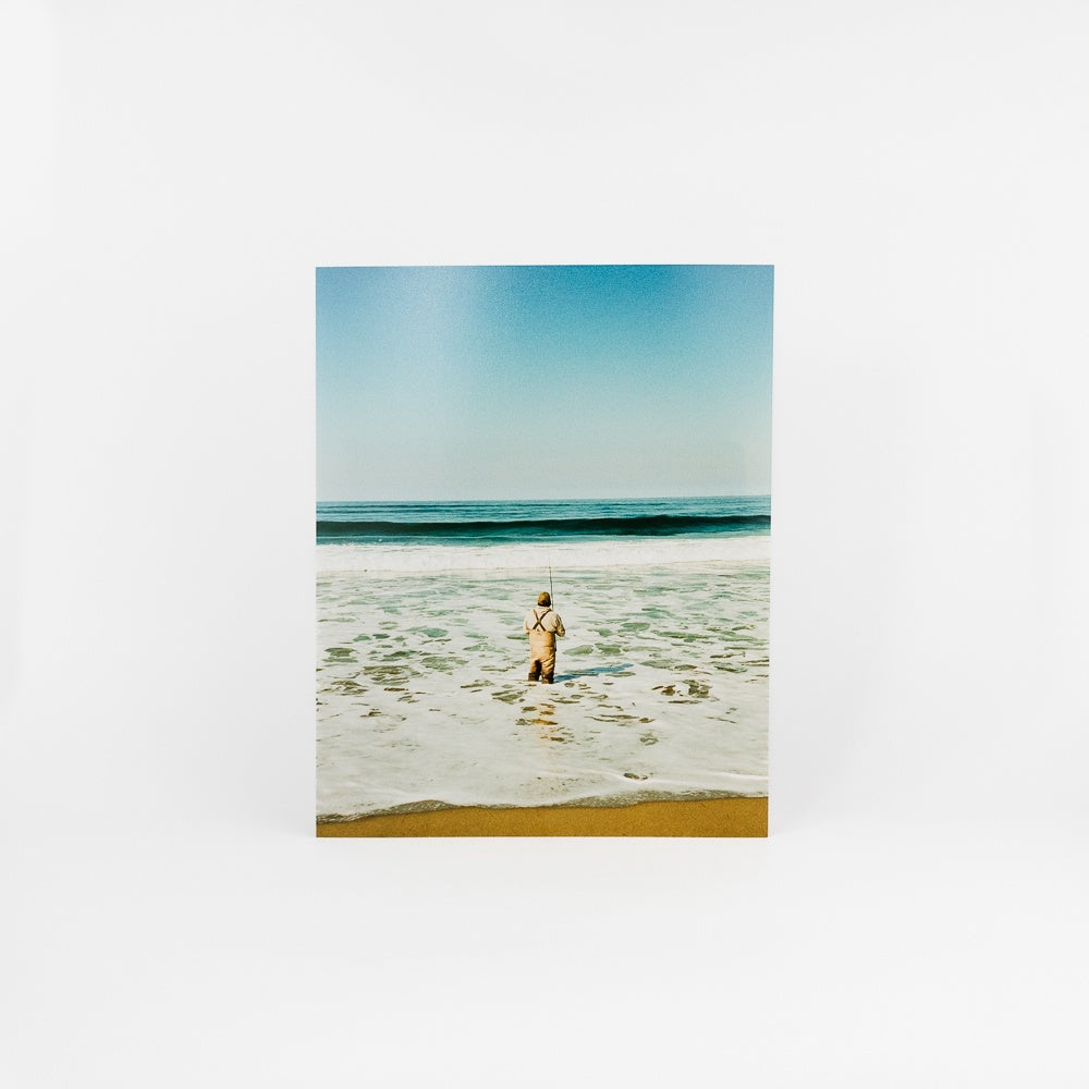 Fisherman on Dillon Beach Print