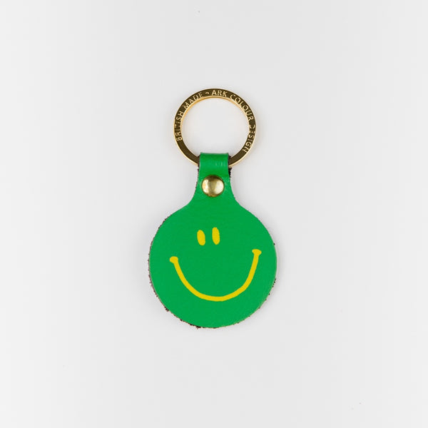 Feeling Lush Smilie Face Key Fob - Green