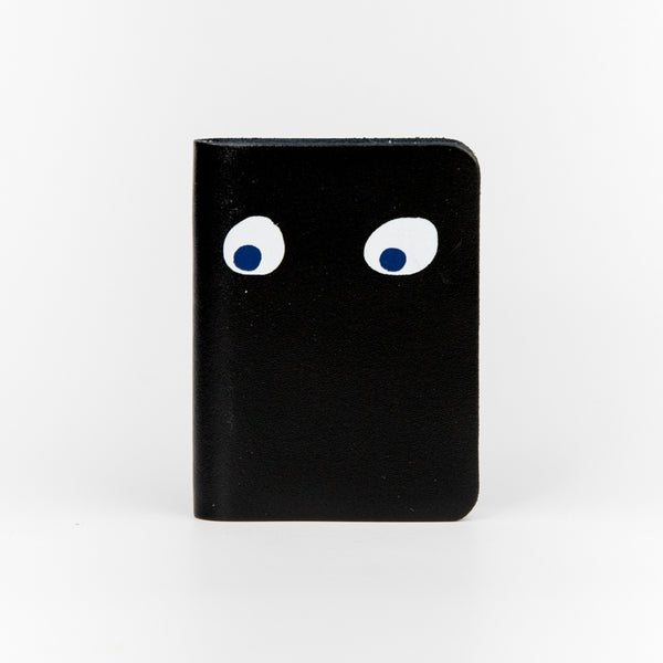 Googly Eye Mini Leather Notebook - Black