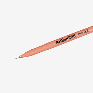 Artline 200 Pen .04mm - Apricot