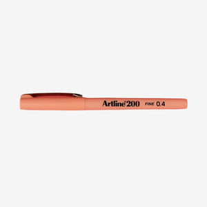 Artline 200 Pen .04mm - Apricot