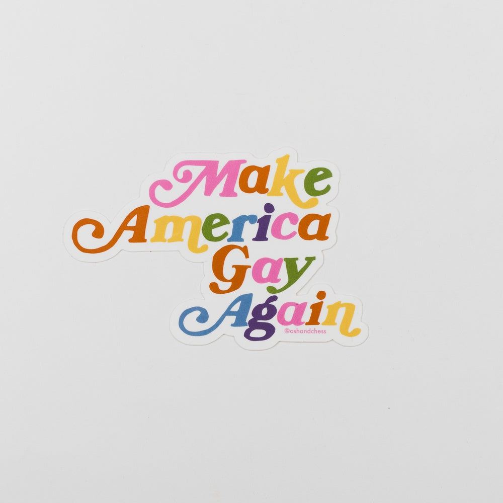 Make America Gay Again Sticker