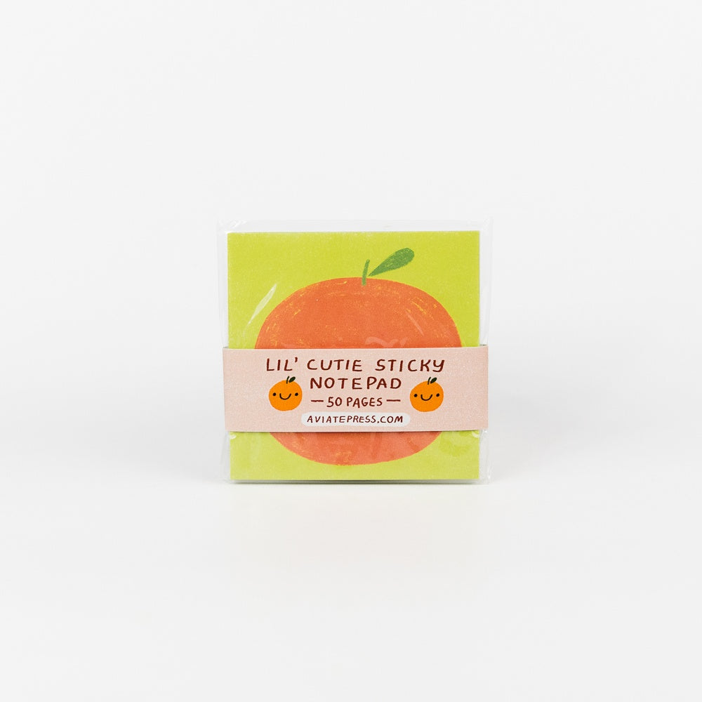 Orange Sticky Notepad