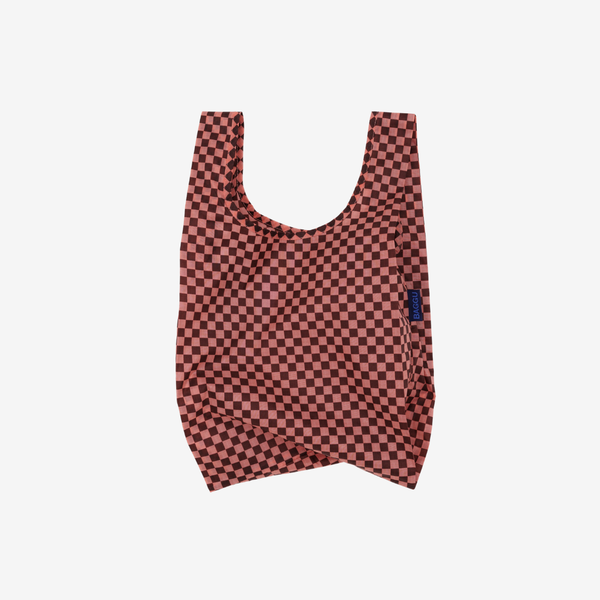 Baby Baggu - Pink Brown Check