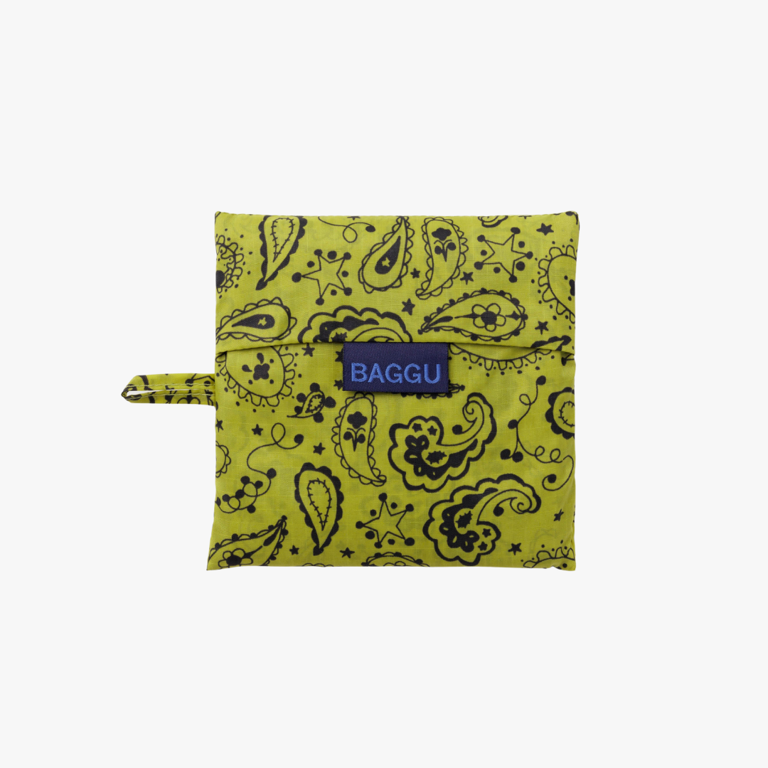 Baggu - Chartreuse Paisley