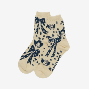 Crew Sock - Cherub Bows