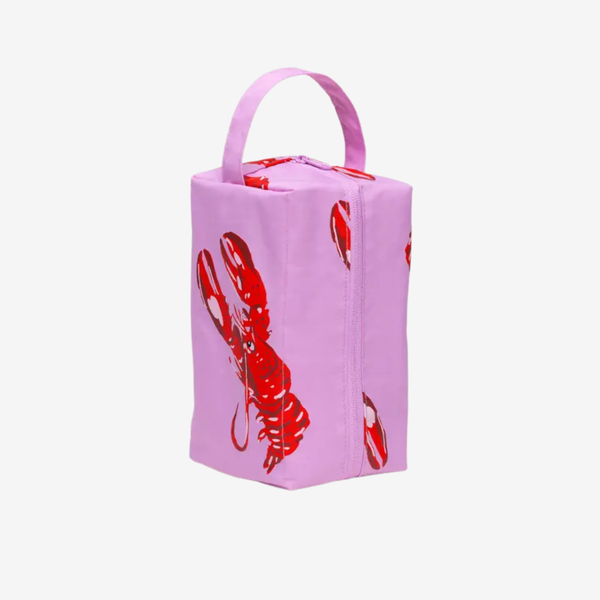 Dopp Kit - Pink Lobster
