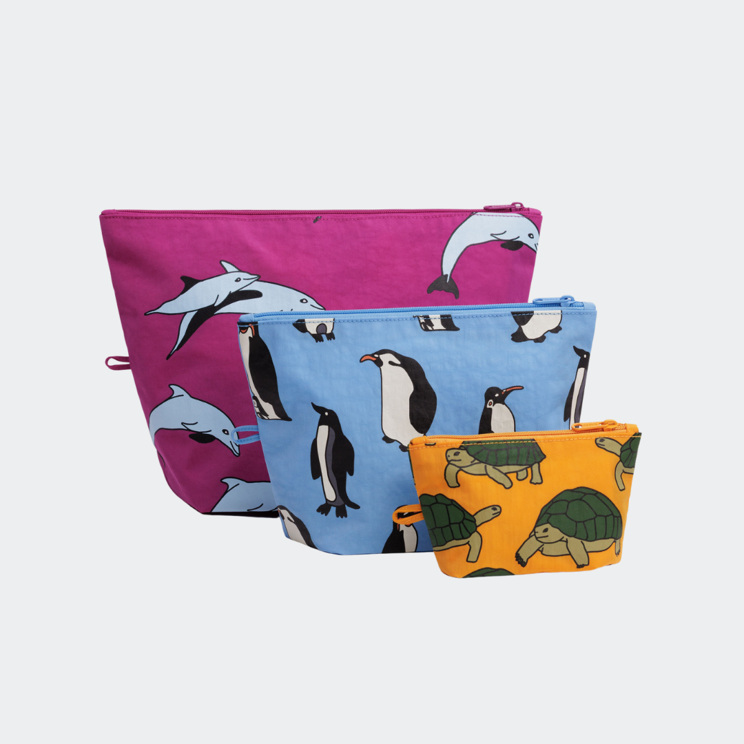 Go Pouch Set - Vacation Animals