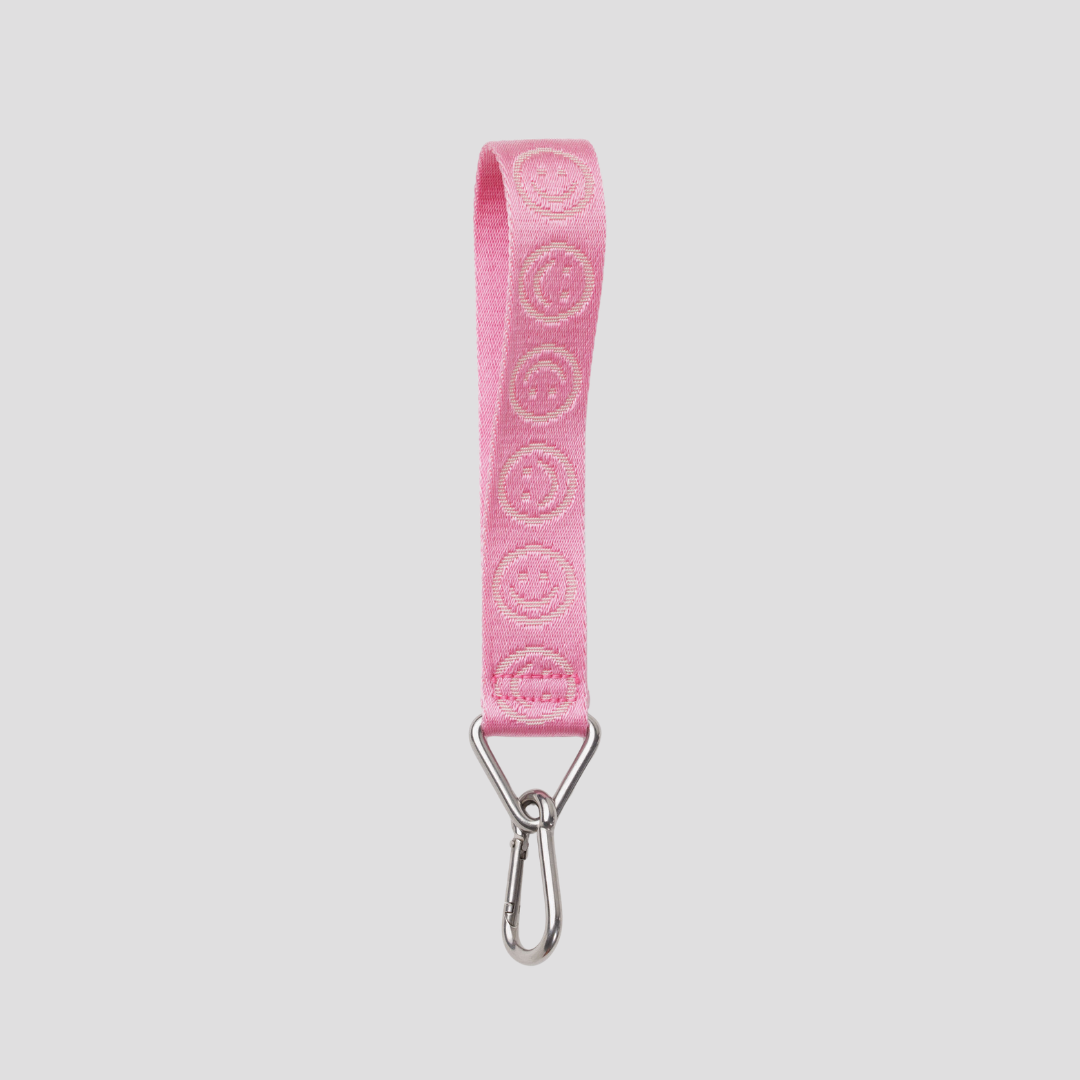 Logo Keychain - Pink Happy