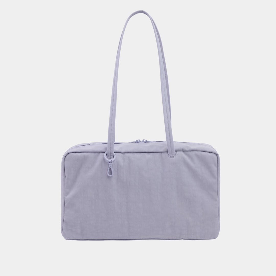 Medium Nylon Bowler Bag - Mist