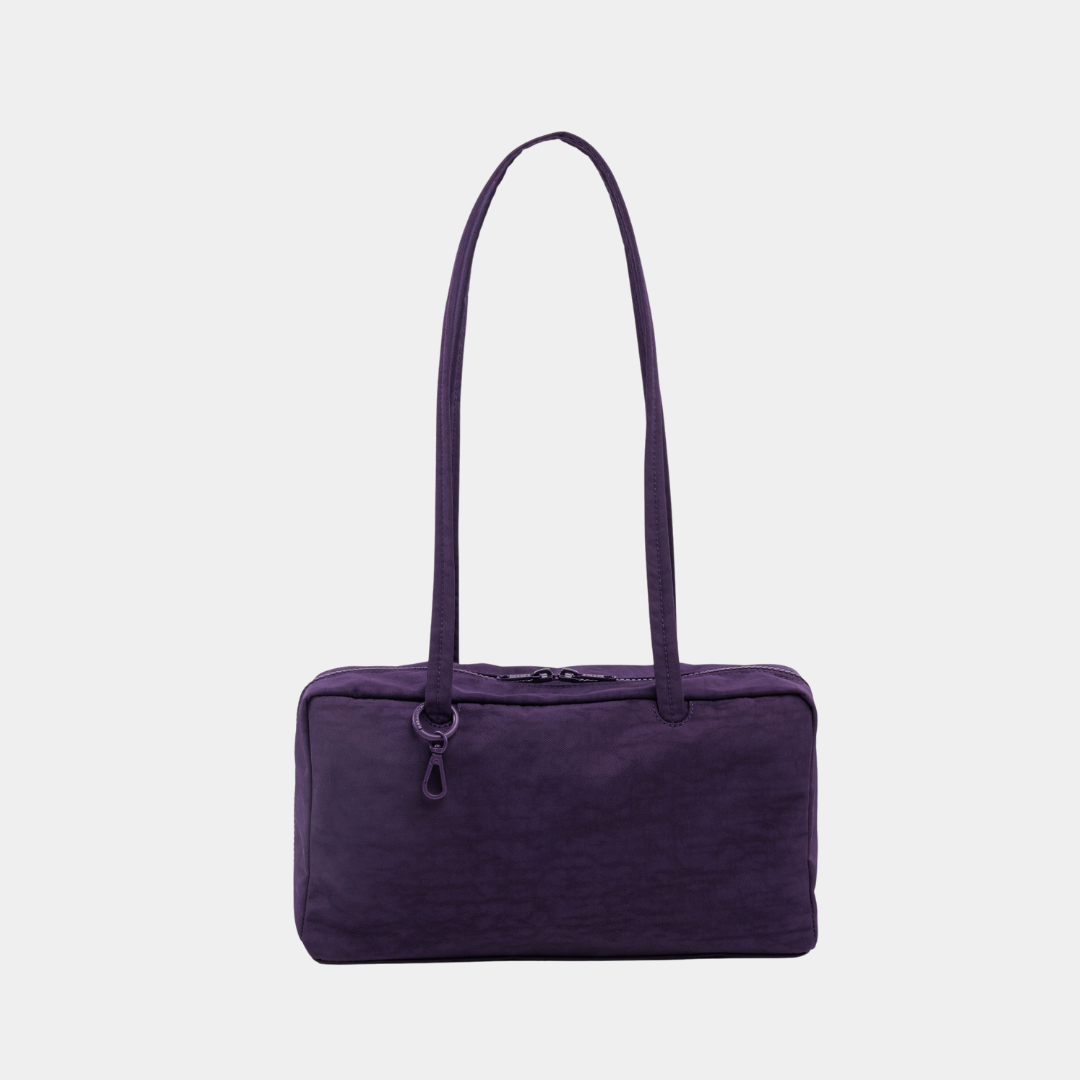 Nylon Bowler Bag - Fig