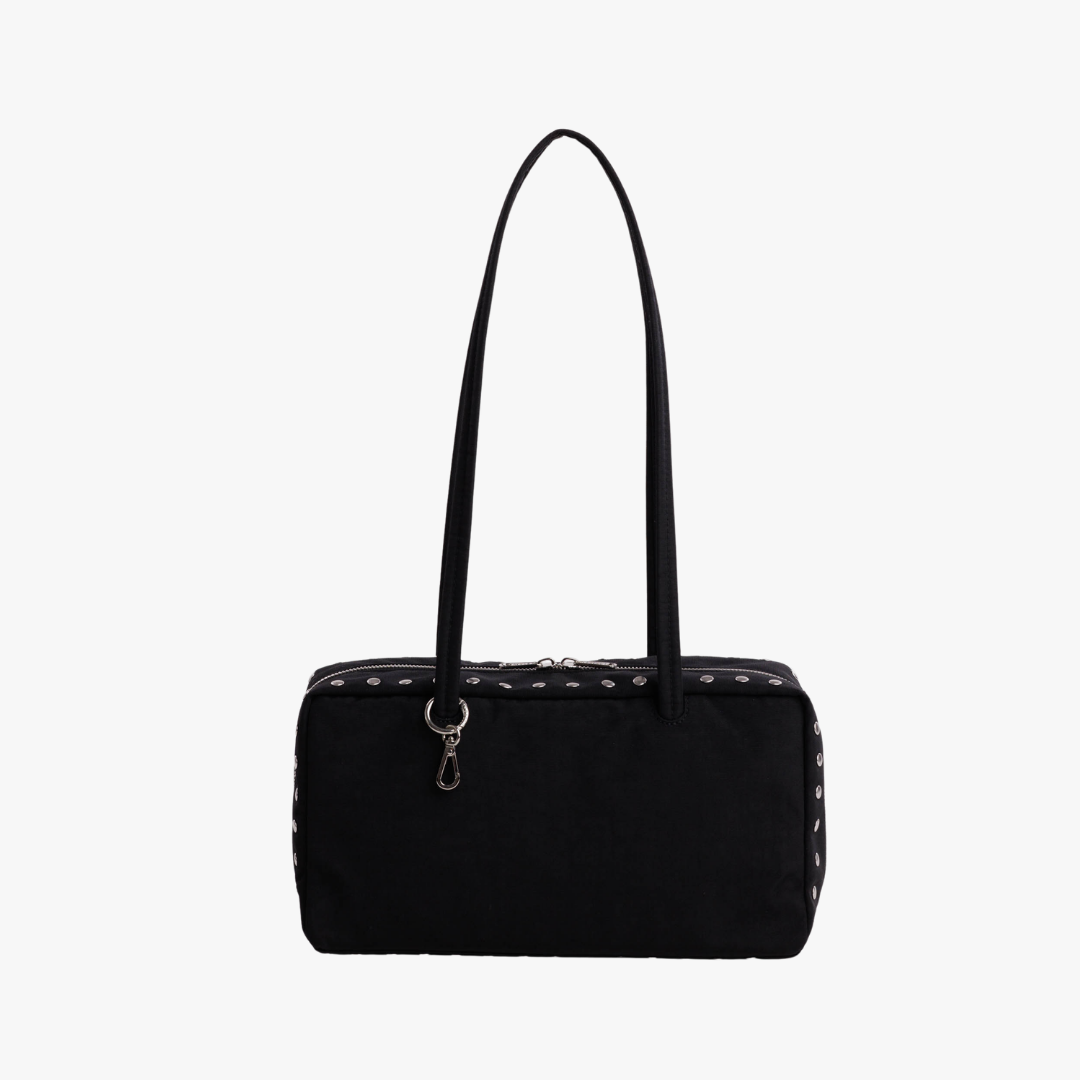 Nylon Bowler Bag - Studs