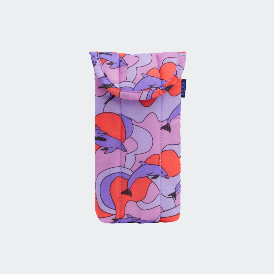 Puffy Glasses Sleeve - Dolphins