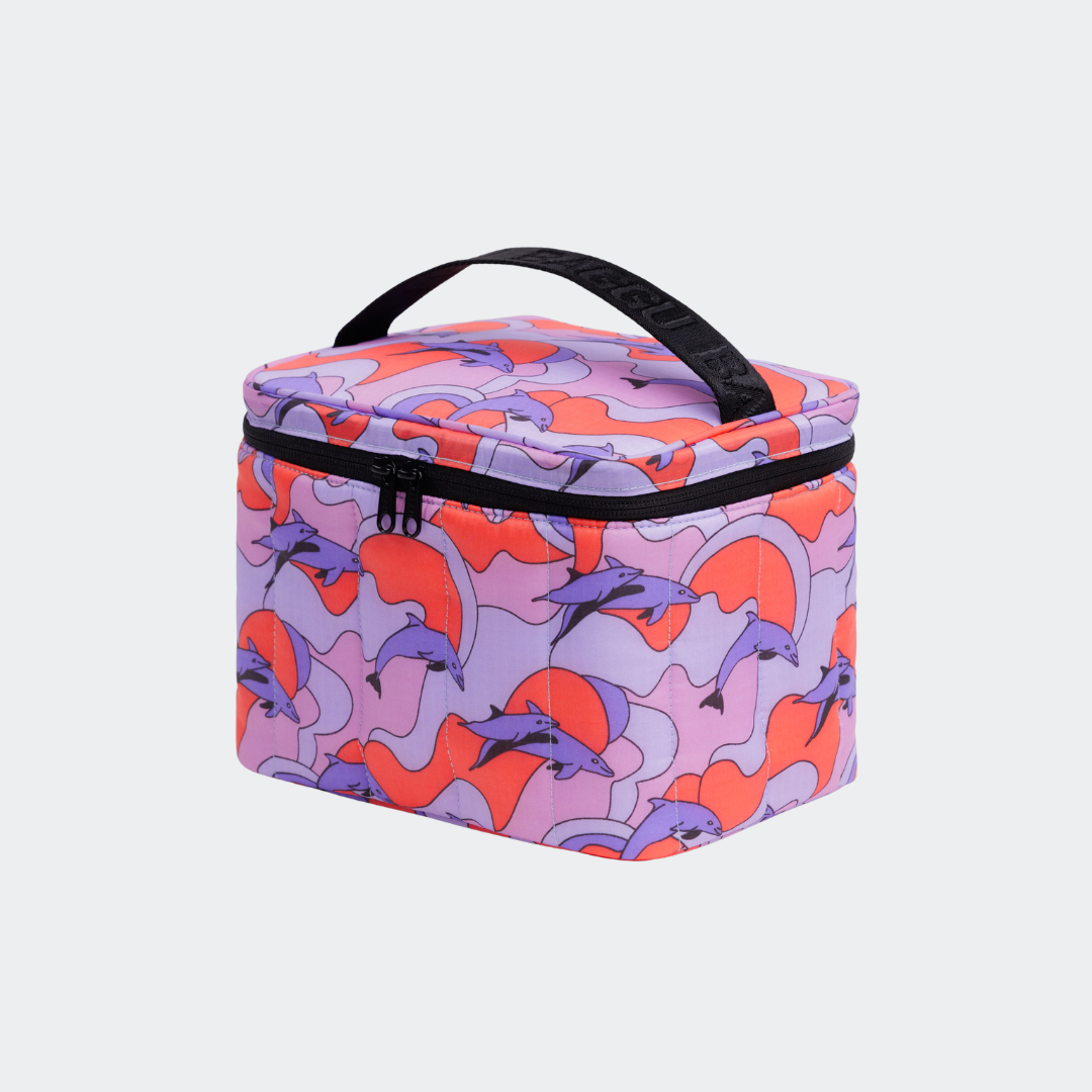 Puffy Lunch Bag - Dolphins