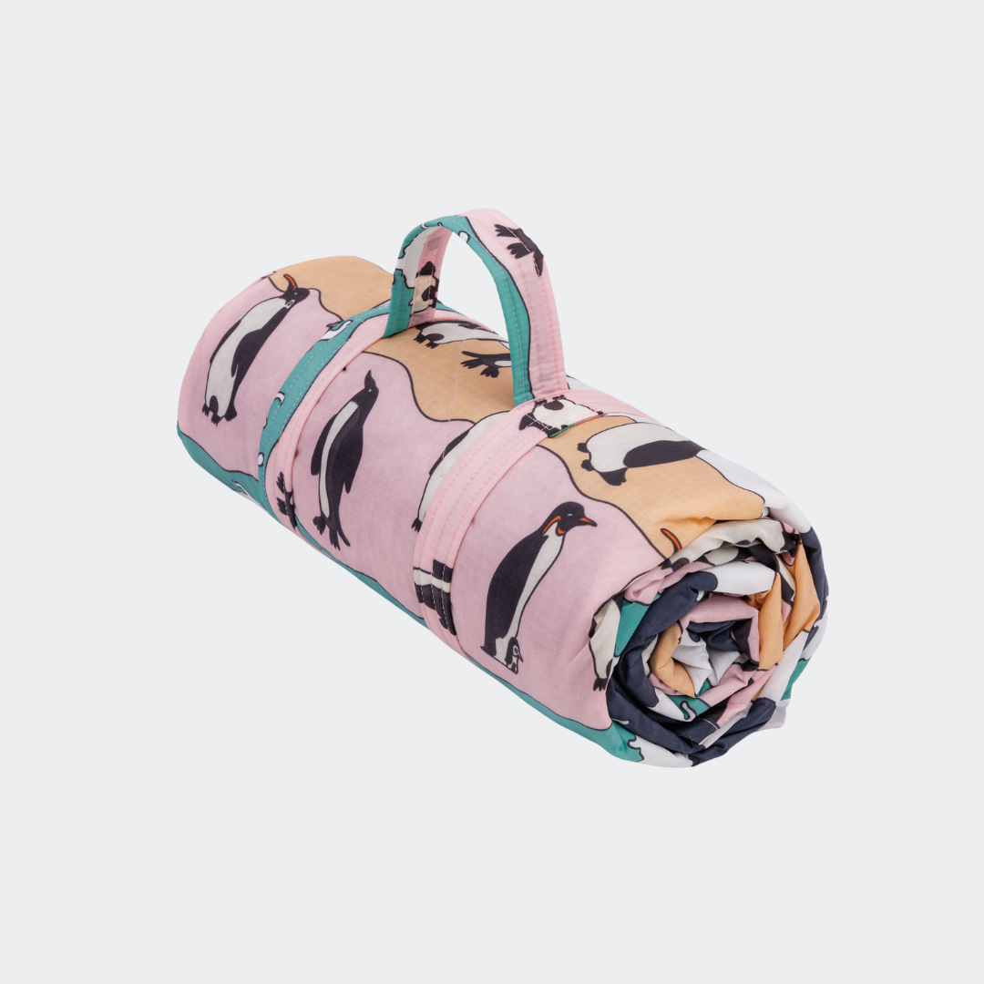 Puffy Picnic Blanket - Penguin