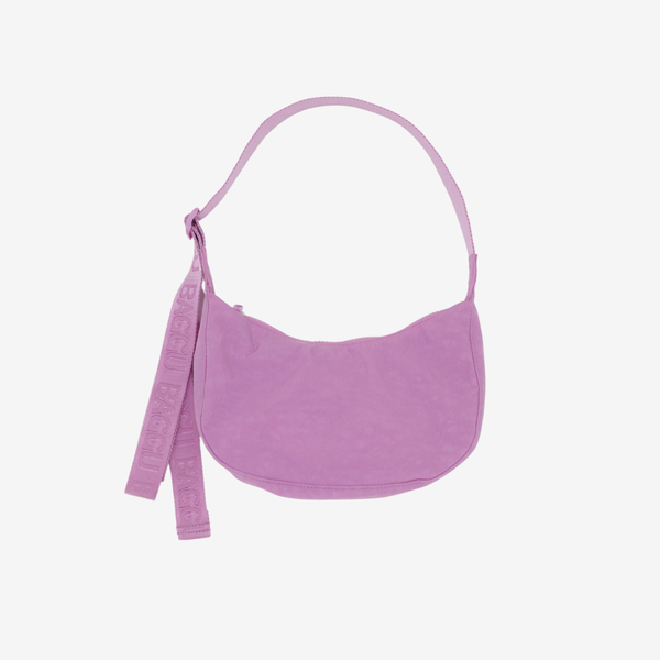 Baggu Nylon Crescent Bag in Peony