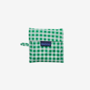 Baggu Green Gingham