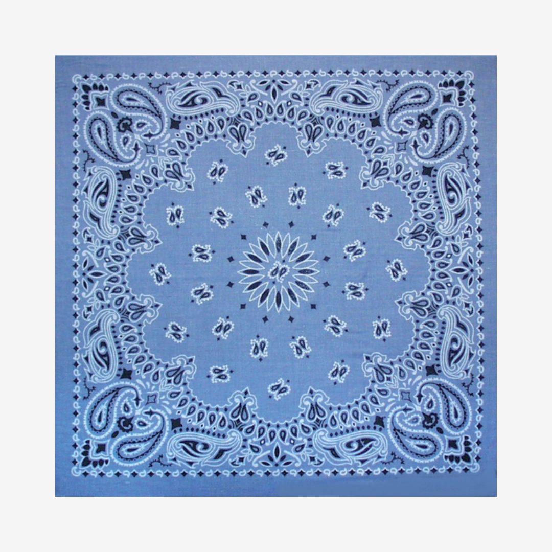 Bandanna - Chambray Paisley