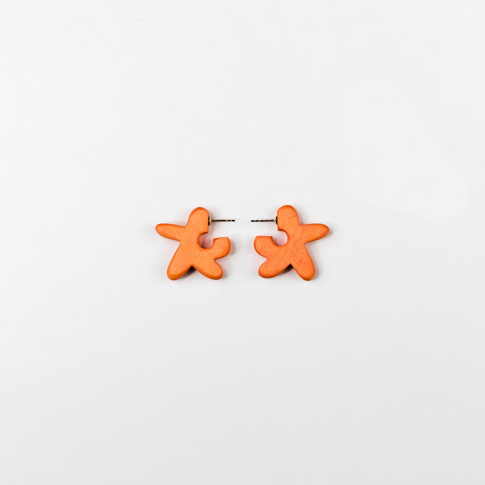 Tangerine Floret Earrings