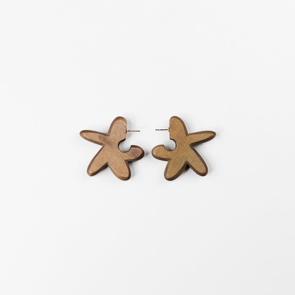 Woody Large Floret Earrings