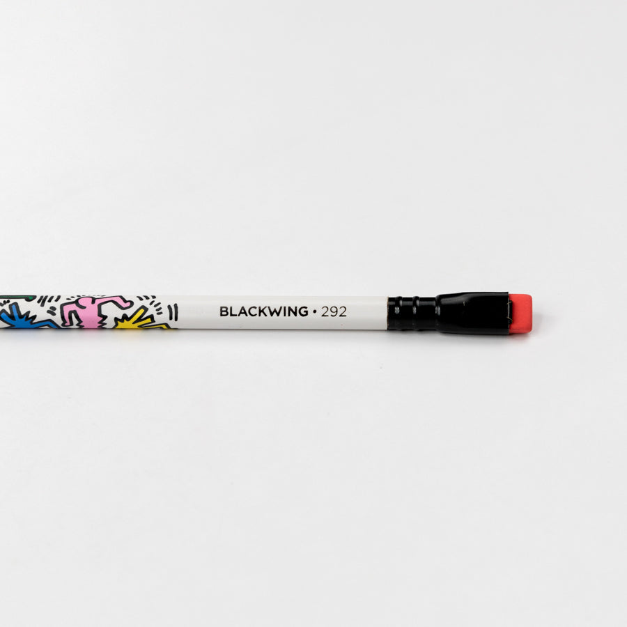 Blackwing 292 pencil with colorful design on a white background