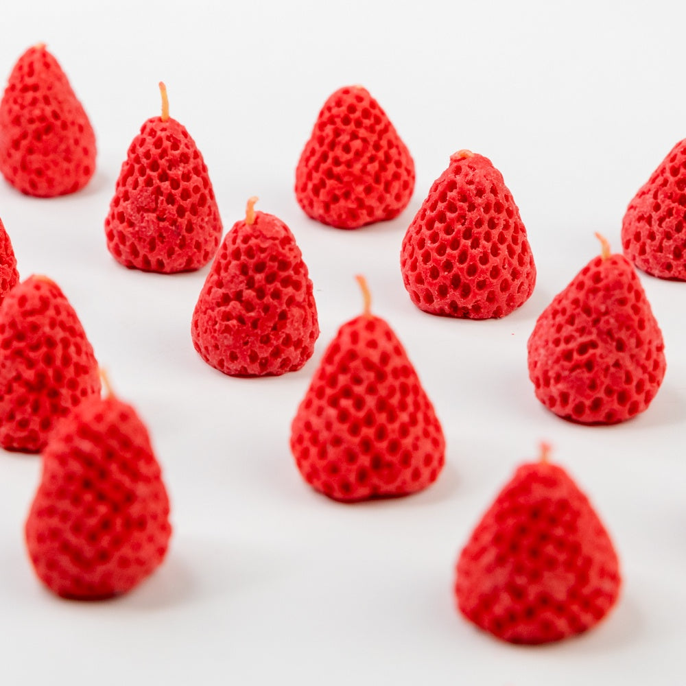 Mini Strawberry Candle