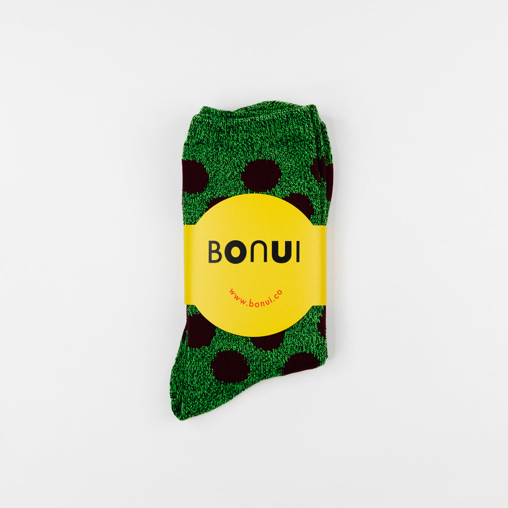 ACID DOT Socks - Maroon/Green