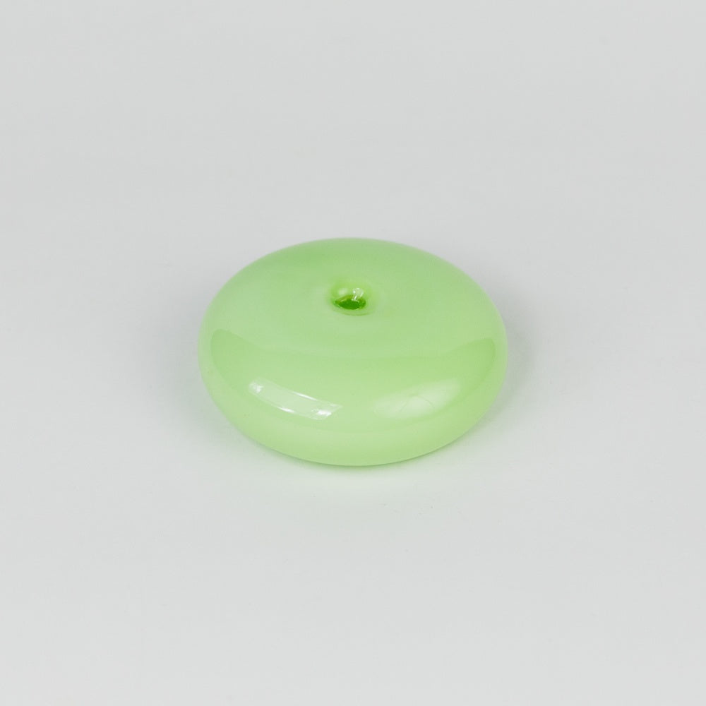 Glass Bubble Incense Holder - Jade Milk Glass