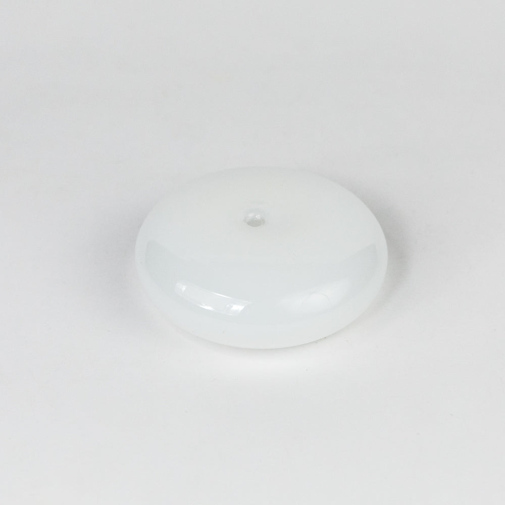 Glass Bubble Incense Holder - White Milk Glass
