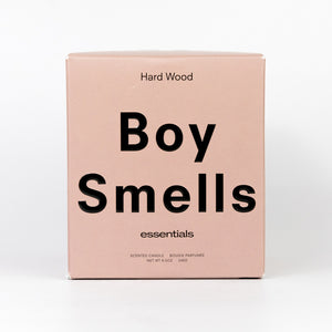 Boy Smells Candle Hard Wood