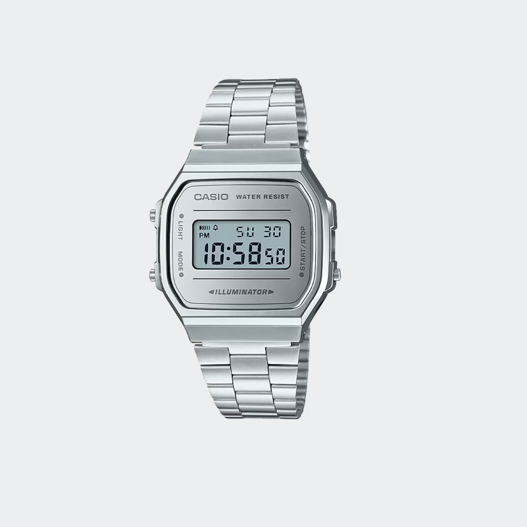A168WEM-7VT (Silver Digital)