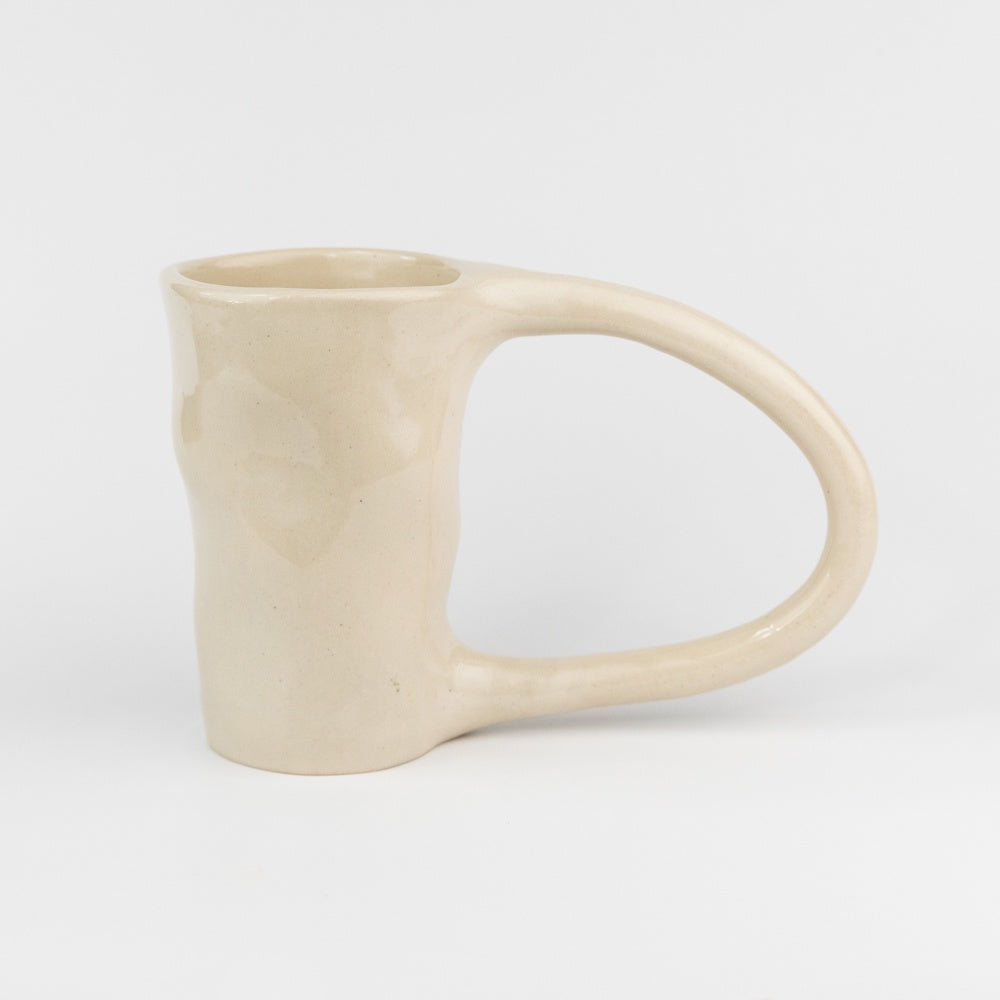 Mega Mug in Medium Beige by Ceju Ceramics
