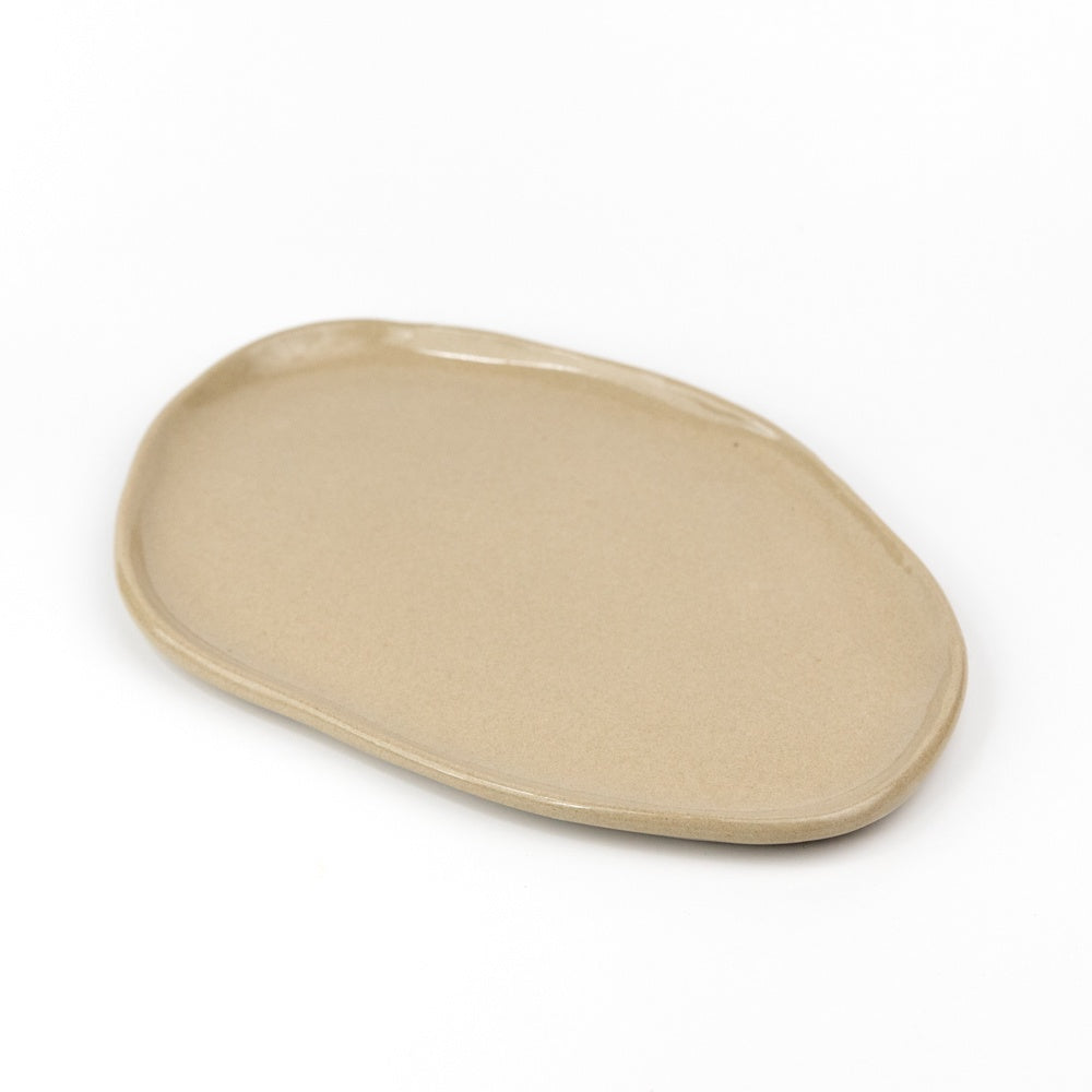 Petit Plateau tray in greige by Ceju Ceramics