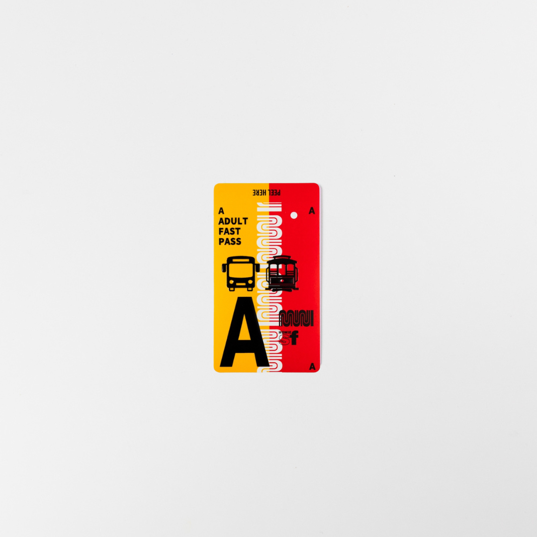 Muni Pass (Niners) Credit Card Decal Sticker