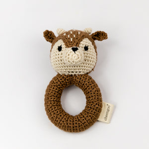 Fawn Ring Rattle by Cheengo