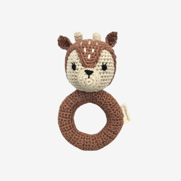 Fawn Ring Rattle by Cheengo