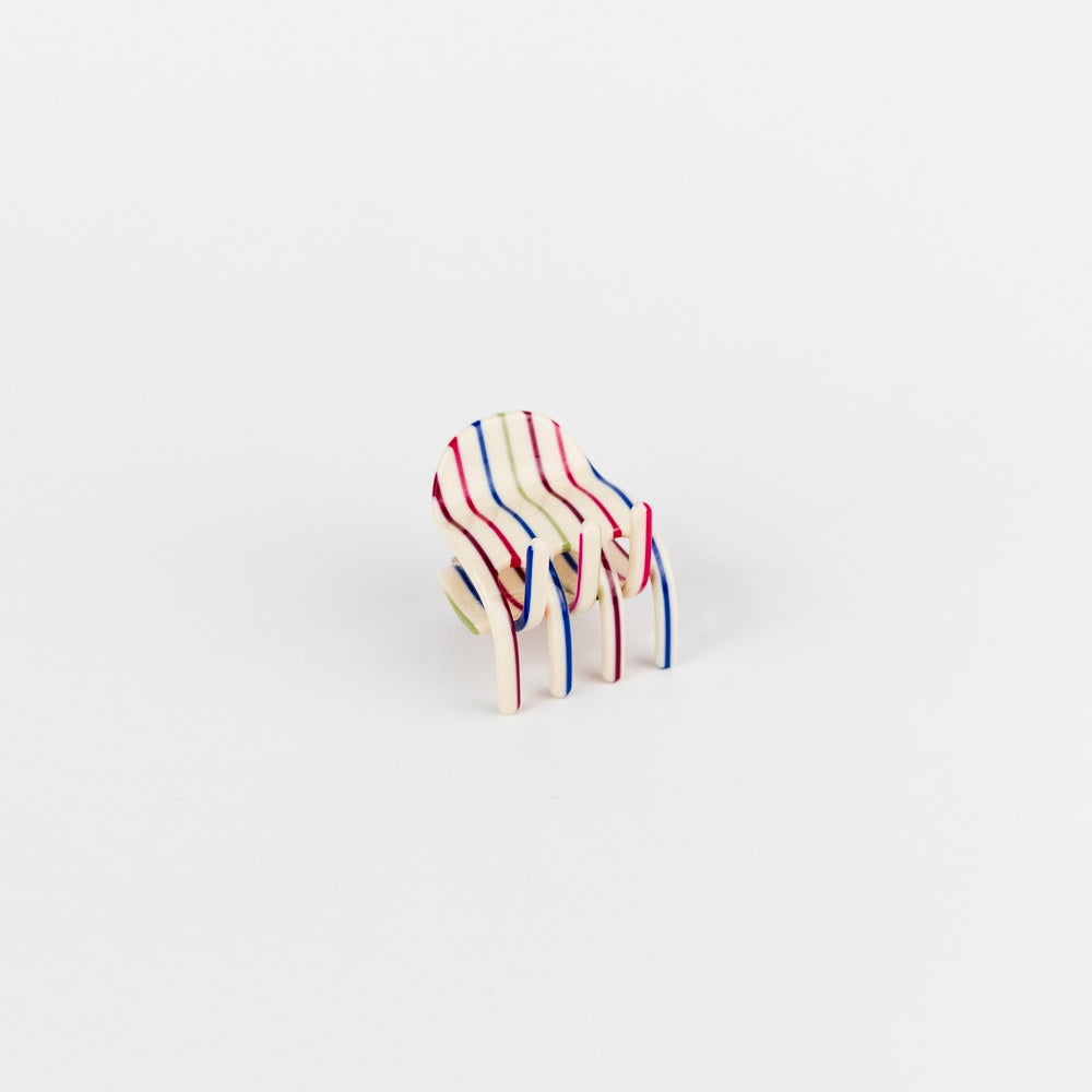 Midi Ursa Claw - Vanilla Stripe