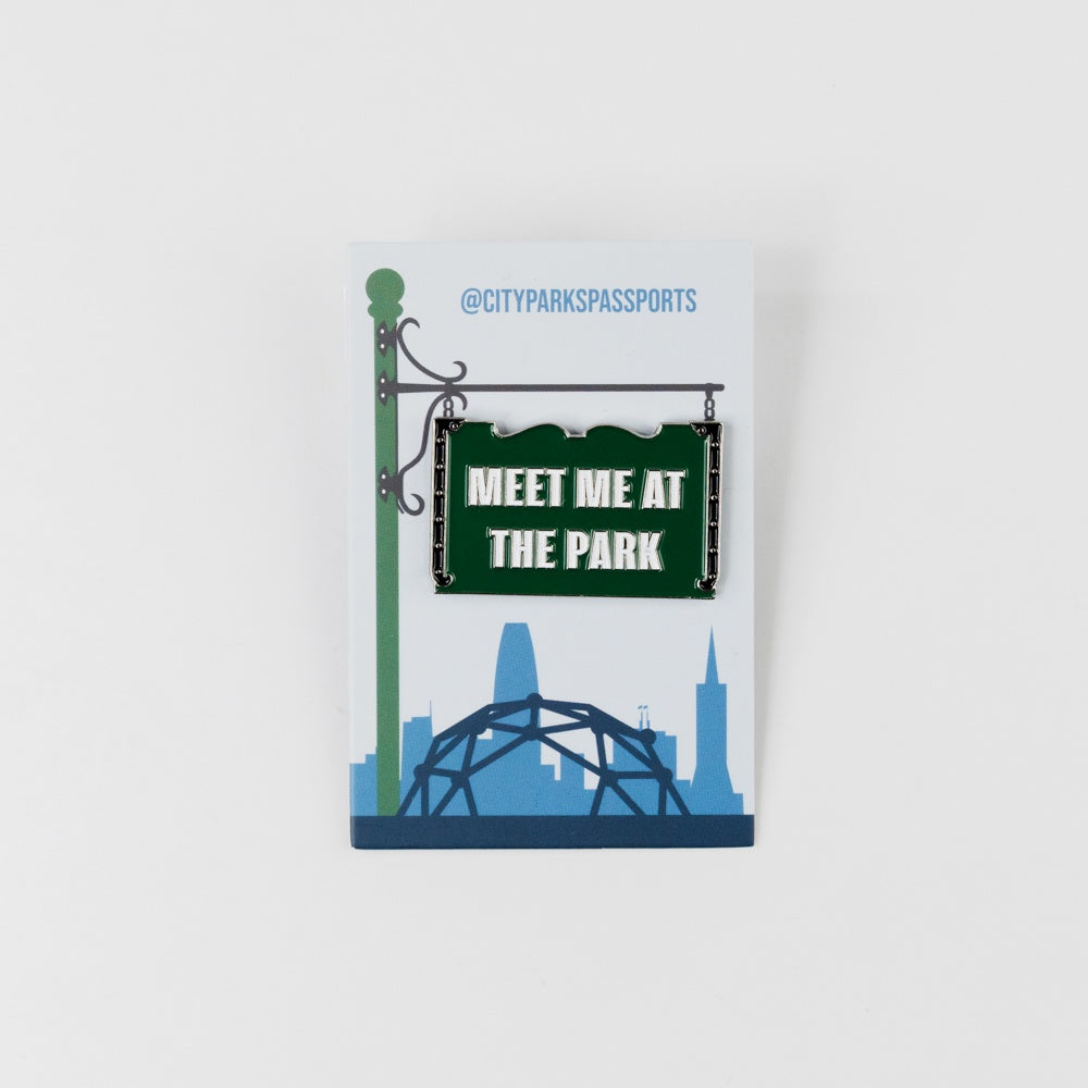 "Meet Me At the Park" Enamel Pin
