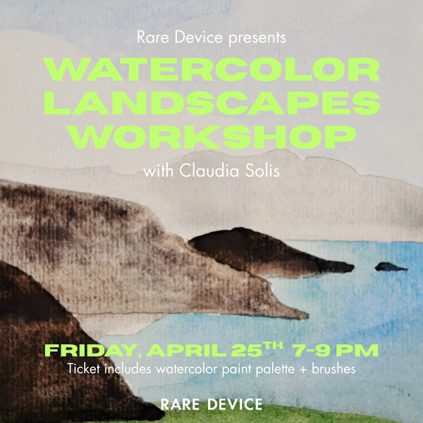 Watercolor Landscapes Workshop with Claudia Solis