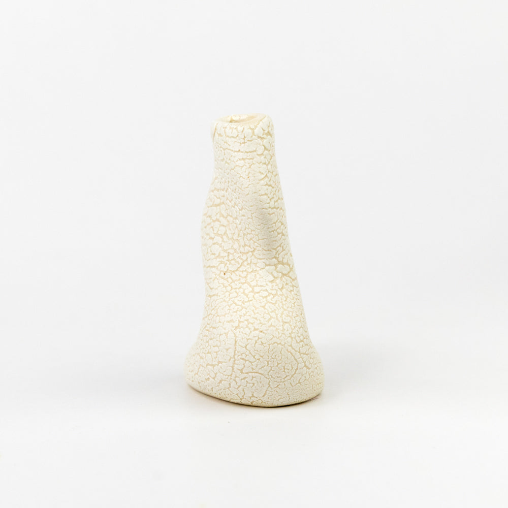 Mini Twist Vase - White Snake