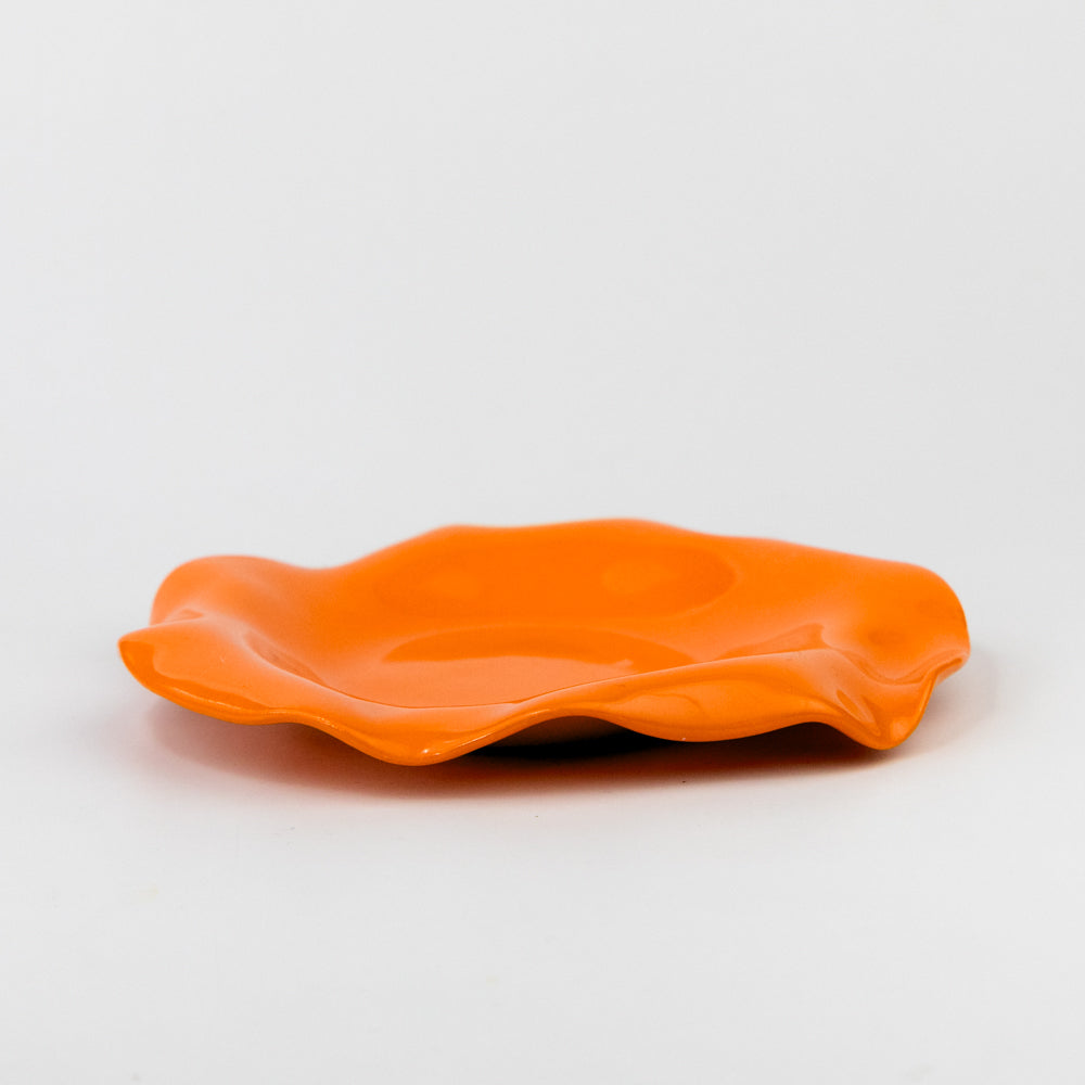 Oyster Tray Medium - Retro Orange
