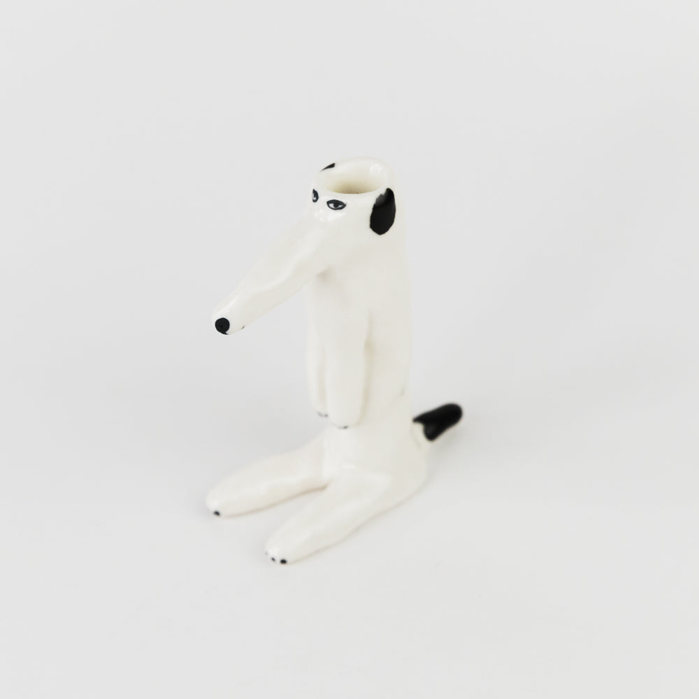 Dog Vase - Dog on Butt